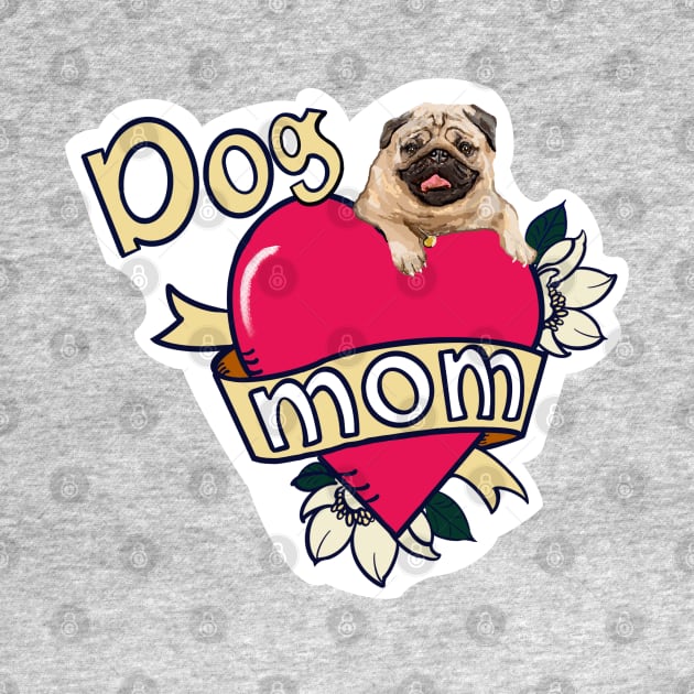 Pug Dog Mom by TAP4242